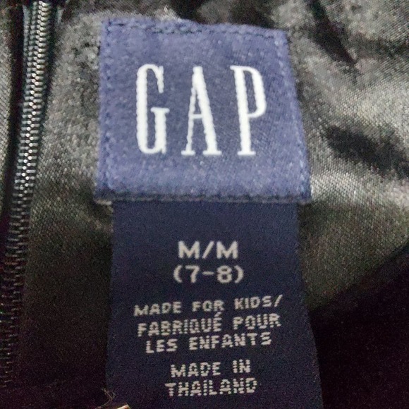 Vintage GAP Kids A-line black velvet jumper - Picture 6 of 8